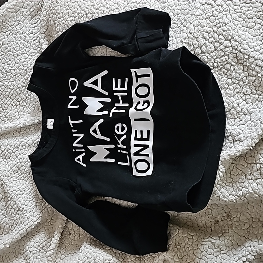 Ain't no mama top size 90 long sleeve shirt